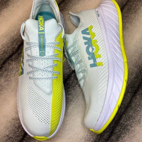 Hoka One One Carbon X 3 Billowing Sail Evening Primrose Athletic Running Sneaker